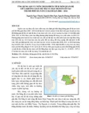 Ứng dụng GIS và viễn thám phân tích mối quan hệ giữa không gian đô thị và mật độ dân số tại thành phố Đà Nẵng giai đoạn 2006 – 2016