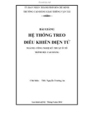 Bài giảng Hệ thống treo điều khiển điện tử - CĐ Giao thông Vận tải