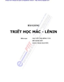 triết học mác - lênin - nguyễn thị hồng vân - 1