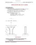 Thiết kế nền và móng