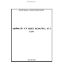 Khảo sát và thiết kế đường sắt part 1