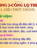 Bài giảng Công trình trên hệ thống thủy lợi: Chương 3 - GS.TS. Nguyễn Chiến