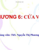 Bài giảng Công trình trên hệ thống thủy lợi: Chương 6 - ThS. Nguyễn Thị Phương Mai