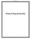 Trang trí hợp phong thủy