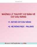 Những lý thuyết cơ bản về cơ cấu nâng