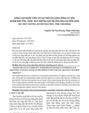 Nâng cao nhận thức và vai trò của cộng đồng cư dân nhằm bảo tồn, phát huy những giá trị văn hóa của Đền Chòi (xã Thụy Trường, huyện Thái Thụy, tỉnh Thái Bình)