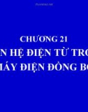 Bài giảng Chương 21: Quan hệ điện từ trong máy điện đồng bộ