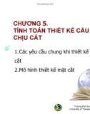 Bài giảng môn học Kết cấu bê tông cốt thép (theo 22TCN 272-05): Chương 5 - TS. Đào Sỹ Đán