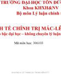 Bài giảng Kinh tế chính trị Mác-Lênin: Chương 3 - ThS. Nguyễn Thị Thu