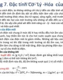 Bài giảng Vật liệu kỹ thuật điện: Chương 7 - Phạm Thành Chung