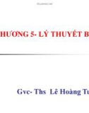 Bài giảng Sức bền vật liệu: Chương 5 - GVC.ThS. Lê Hoàng Tuấn