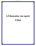 Lễ Ramadan của người Chăm