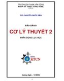 Bài giảng Cơ lý thuyết 2 - ĐH Phạm Văn Đồng