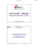 Bài giảng Cơ lý thuyết-Tĩnh học: Chương 5a - TS. Đường Công Truyền