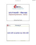 Bài giảng Cơ lý thuyết-Tĩnh học: Chương 4 - TS. Đường Công Truyền