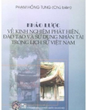 Sử dụng nhân tài trong lịch sử Việt Nam và Khảo lược về kinh nghiệm phát hiện, đào tạo: Phần 1