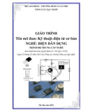 Giáo trình Kỹ thuật điện tử cơ bản - Nghề: Điện dân dụng - Trình độ: Trung cấp nghề (Tổng cục Dạy nghề)