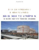 Bài giảng Kết cấu thép bản - Nguyễn Thị Thanh Hòa