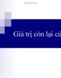 Giá trị còn lại của nhà