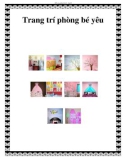 Trang trí phòng bé yêu