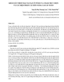 Khảo sát thiệt hại tai nạn ô tô do va chạm trực diện và các biện pháp cải tiến nâng cao an toàn