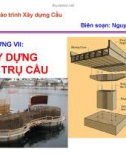 Giáo trình Xây dựng Cầu - Xây dựng mố trụ cầu