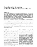 Những điểm mới về văn hóa trong Văn kiện Đại hội XIII của Đảng Cộng sản Việt Nam