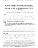 Kiểm toán dao động do phương tiện giao thông gây ra trong công tác thiết kế nền đường ô tô trên đất yếu khu vực đồng bằng sông Cửu Long