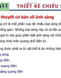 Bài giảng Chương 1: Thiết kế chiếu sáng