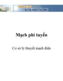 Cơ sở lý thuyết mạch điện: Mạch phi tuyến