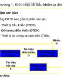 Điều khiển tự động - Chương 1