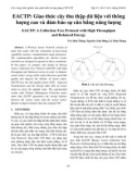 EACTP: Giao thức cây thu thập dữ liệu với thông lượng cao và đảm bảo sự cân bằng năng lượng