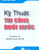 Phương pháp thi công dưới nước: Phần 1