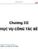 Bài giảng Máy xây dựng: Chương 3 - Máy phục vụ công tác bê tông