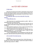 Nguyên lý cắt : VẬT LIỆU LÀM DAO part 1