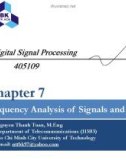 Lecture Digital signal processing: Chapter 7 - Nguyen Thanh Tuan