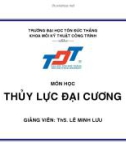 Bài giảng thủy lực đại cương - Trường Đại Học Tôn Đức Thắng