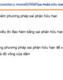 Bài giảng Các phương pháp số: Chương 2 - Trường ĐH Kiến Trúc Hà Nội