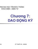 KỸ THUẬT ĐO - DAO ĐỘNG KỲ