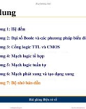 Bài giảng Điện tử số - Chương 7: Bộ nhớ bán dẫn