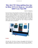 Máy tiện CNC băng nghiêng thay dao tự động với 8 vị trí