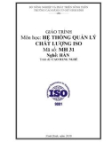 Giáo trình Hệ thống quản lý chất lượng ISO (Nghề: Hàn) - CĐ Cơ Giới Ninh Bình