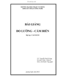 Bài giảng Đo lường cảm biến - ĐH Phạm Văn Đồng