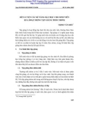 Rèn luyện các kĩ năng dạy học cho sinh viên qua hoạt động tập giảng theo nhóm - Trịnh Văn Biều