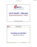 Bài giảng Cơ lý thuyết-Tĩnh học: Chương 2 - TS. Đường Công Truyền