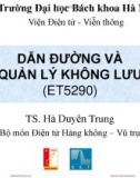 Bài giảng Dẫn đường và quản lý không lưu: Chương 5 - TS. Hà Duyên Trung