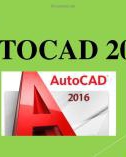 Bài giảng Autocad 2016