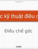 Các kỹ thuật điều chế - Điều chế góc