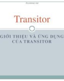 Bài giảng Giới thiệu và ứng dụng của Transitor