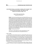 Giải pháp nâng cao chất lượng cố vấn học tập tại trường Đại học Thủ đô Hà Nội trong giai đoạn hiện nay